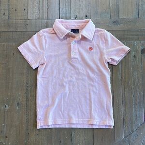 Janie and jack peach polo shirt